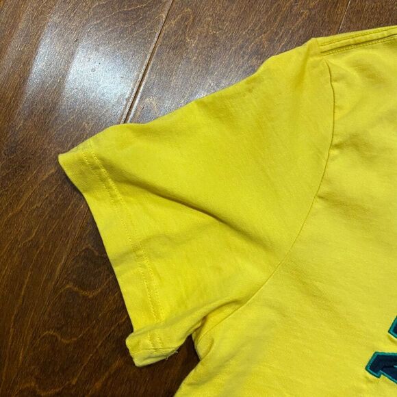 Nautica Vintage 90s Rowing Embroidered Yellow T-Shirt Men's Size Medium - Picture 5 of 9